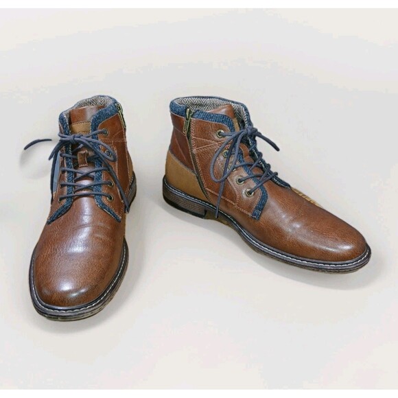 Freeman Kinley 1921 F220117 Shoe/Boots Brown Size 10.5 Tie Zip Side Ankle main image 6